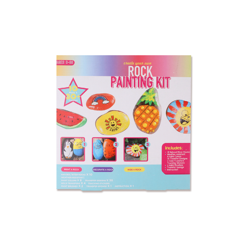 Kit de brinquedos criativos para crianças com pintura rupestre