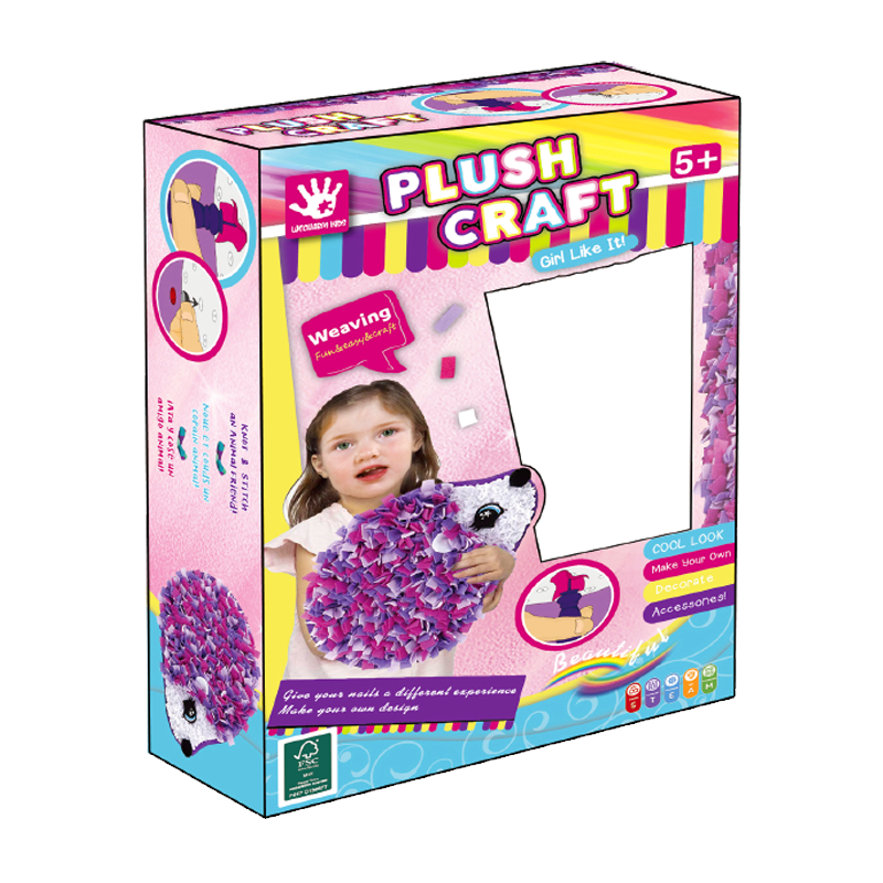 Kit de brinquedos de tricô para artesanato de pelúcia