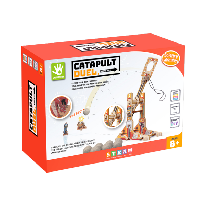 Kit de brinquedo duelo de catapulta